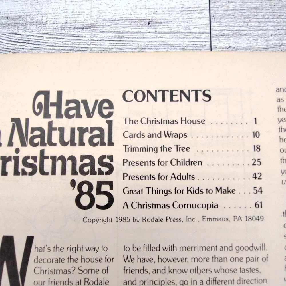 Have a Natural‎ Christmas 1985 Vintage Craft Booklet Patterns Retro DIY Hobbies